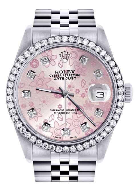 ladies pink face rolex|rolex lady datejust pink dial.